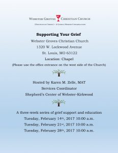 GRIEF SUPPORT GROUP FLYER